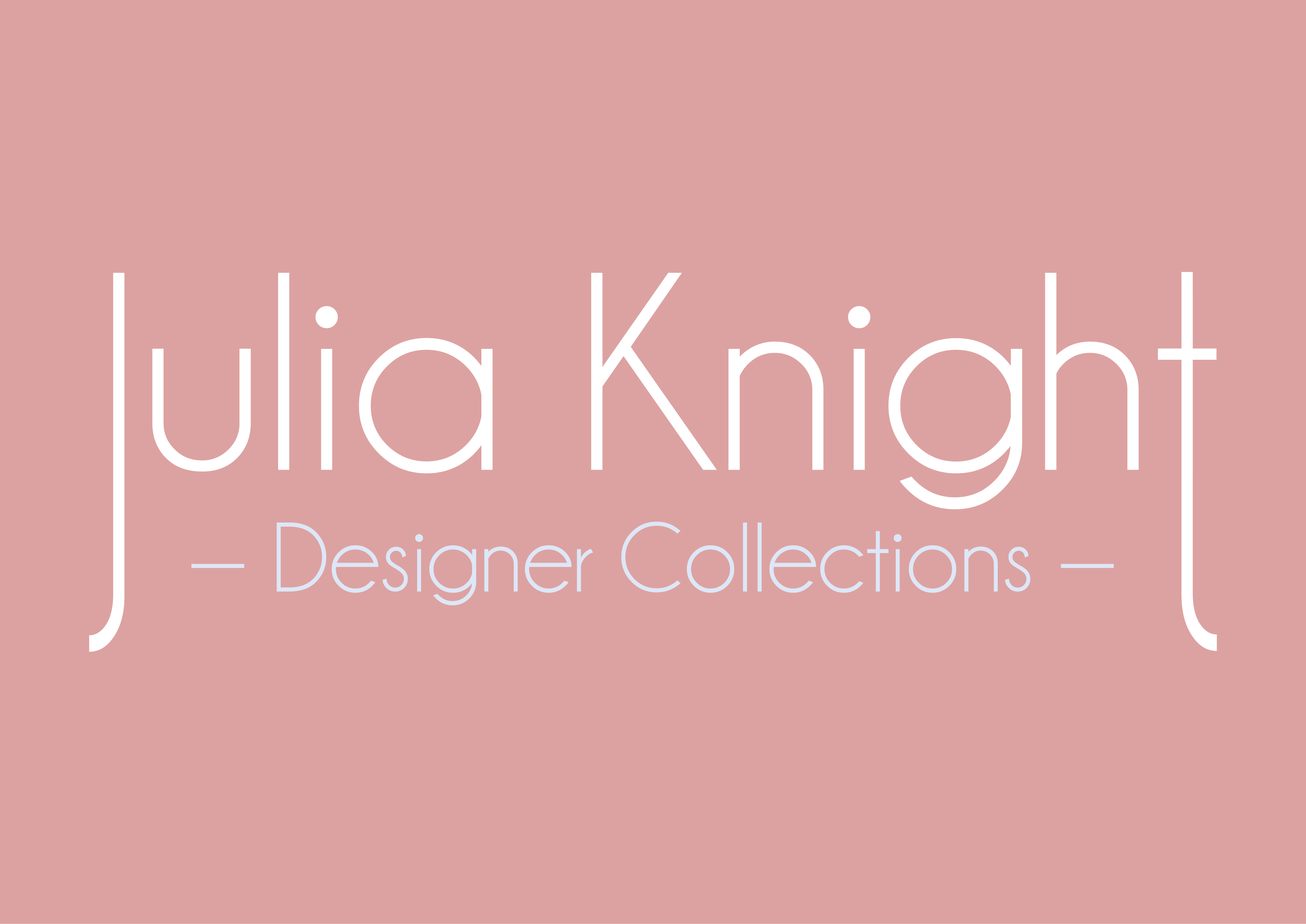 Julia Knight Designer Collections logo design, by Webbel UK